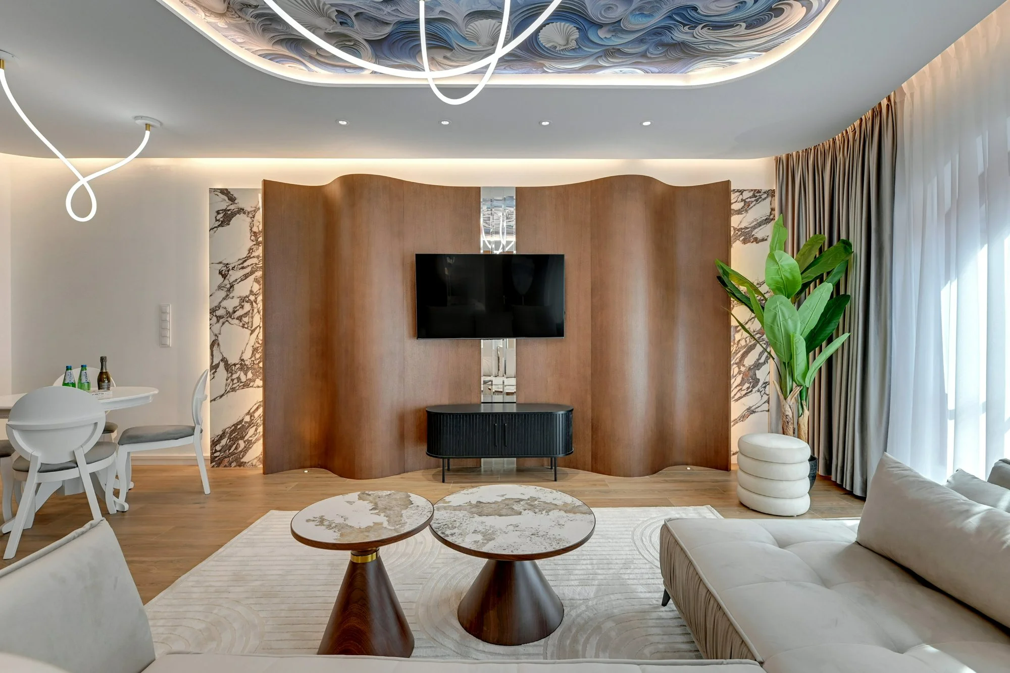 Project — living room, bespoke furniture